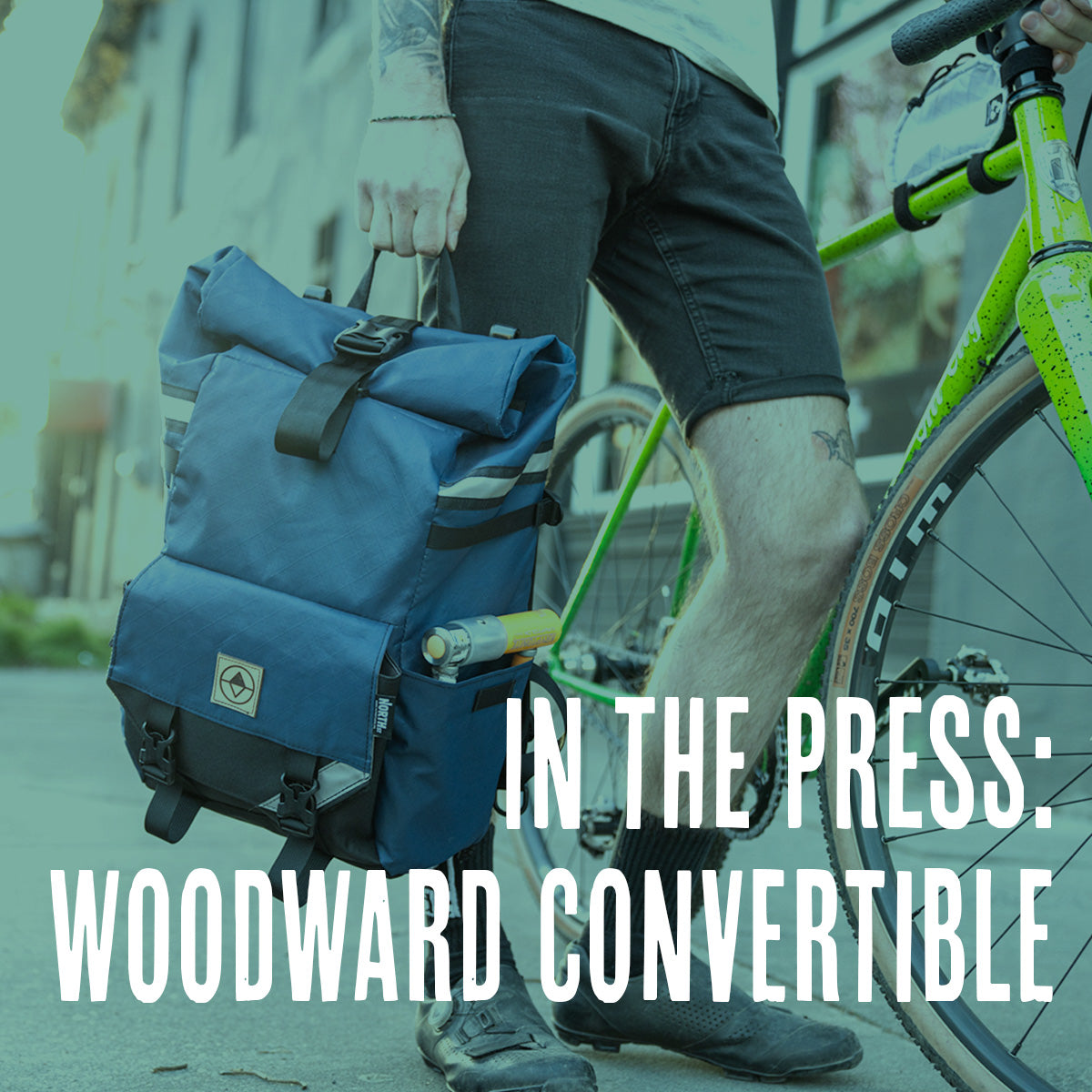 in the press graphic showing a man holding a North St Bag