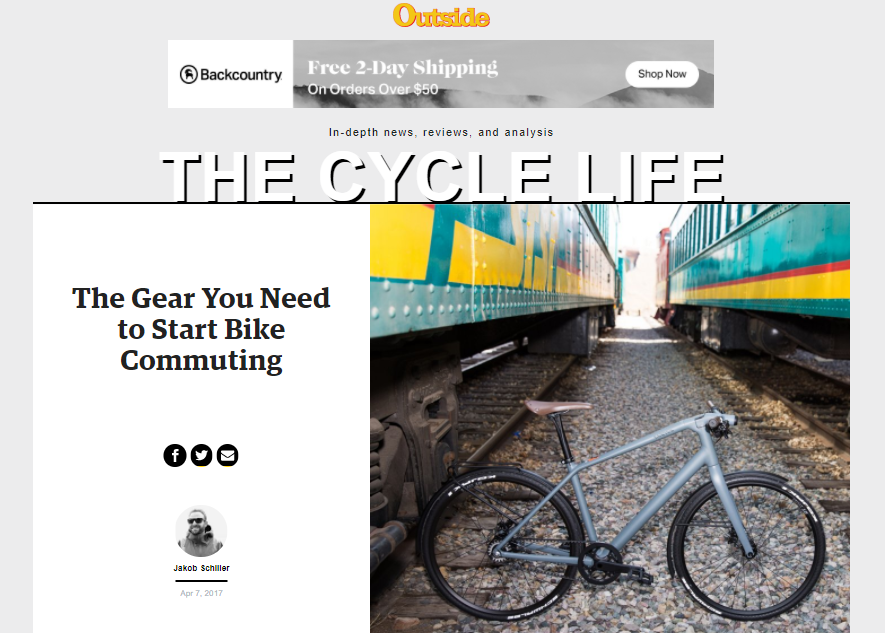 screenshot of outside online review of the flanders backpack