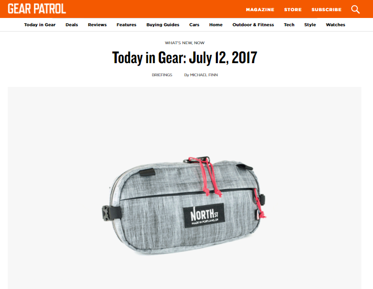 sceenshot of Gear Patrol review of pioneer 12