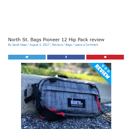 screenshot of the gadgeteer review of the pioneer 12