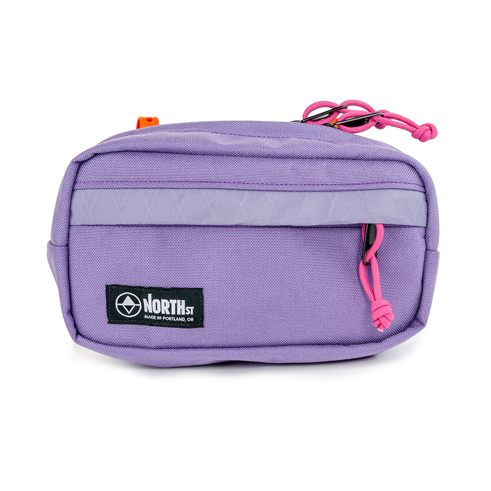 pioneer 9 handlebar pack on a white background in soft yellow from North St Bags