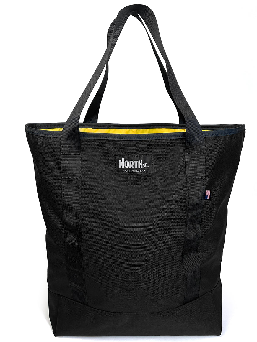 Large Tabor Tote in Black - North St. Bags