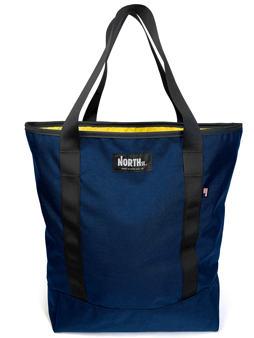 Large Tabor Tote in Midnight Blue - North St. Bags