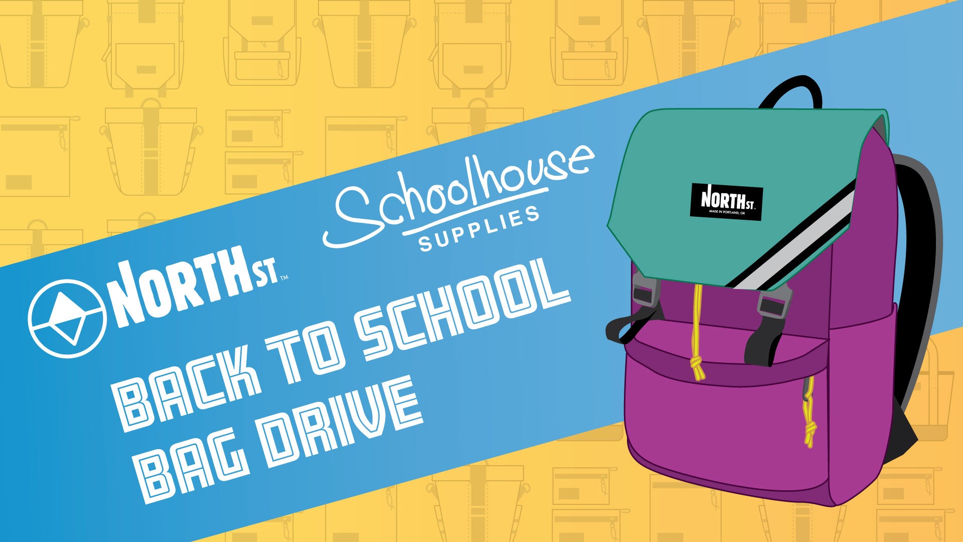 back to school drive grphic