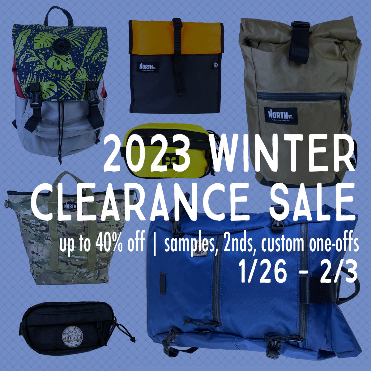 Graphic for Winter Clearance Sale blog post.
