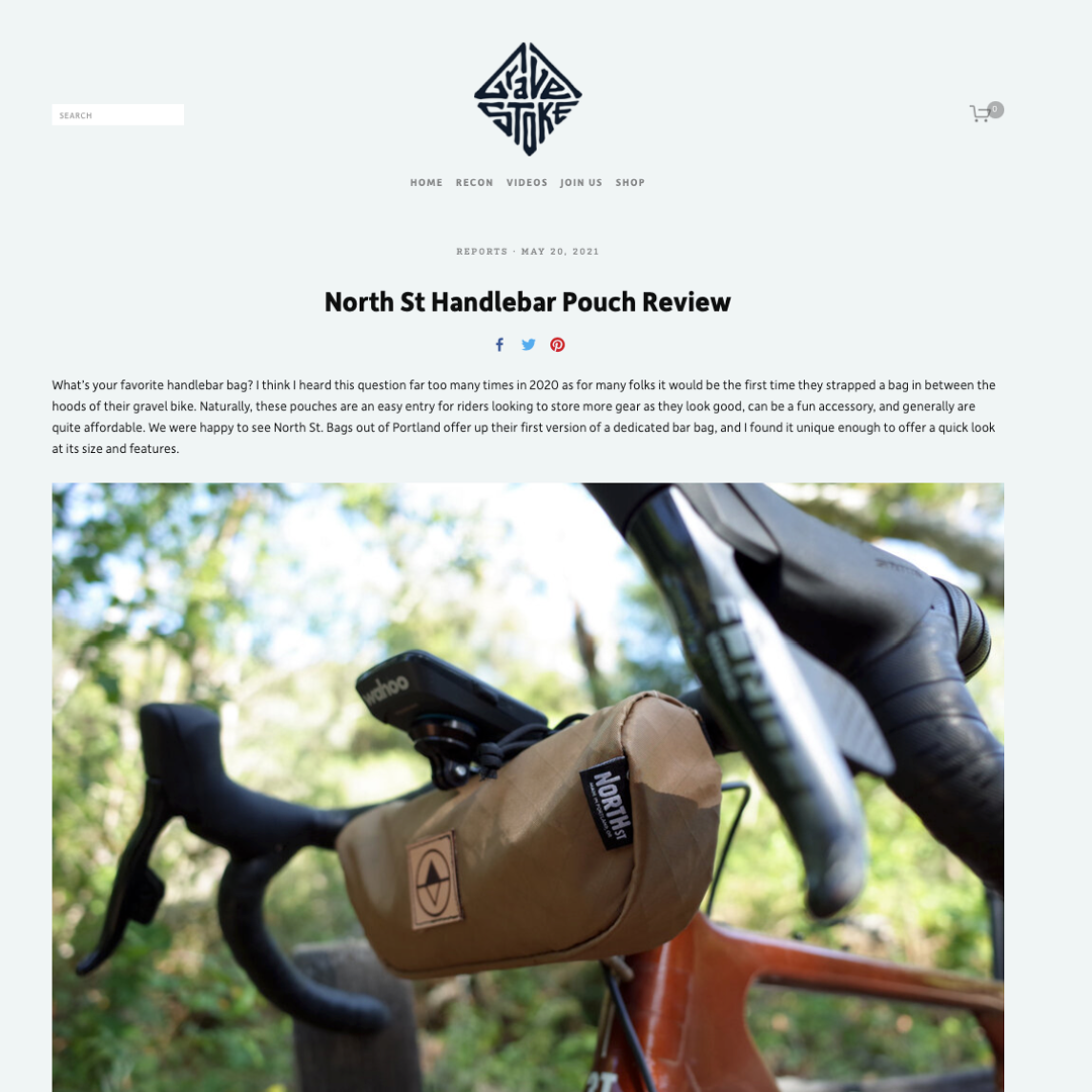 screenshot of Gravelstock article