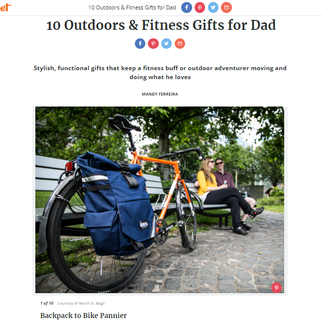 Woodward Backpack-Pannier Makes Sunset's Top Father's Day Gift Round Up