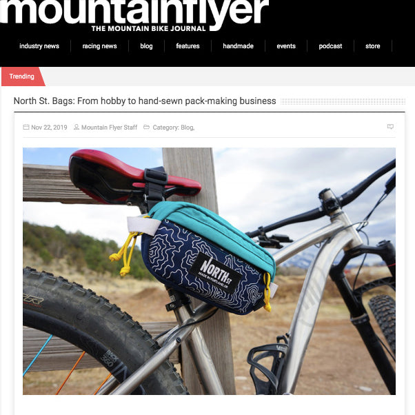 Mountain Flyer  North St. Bags: From Hobby to Hand-sewn Pack-making Business