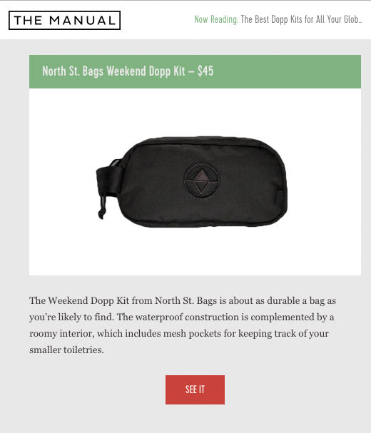 screenshot of the manual's 8 best dopp kits