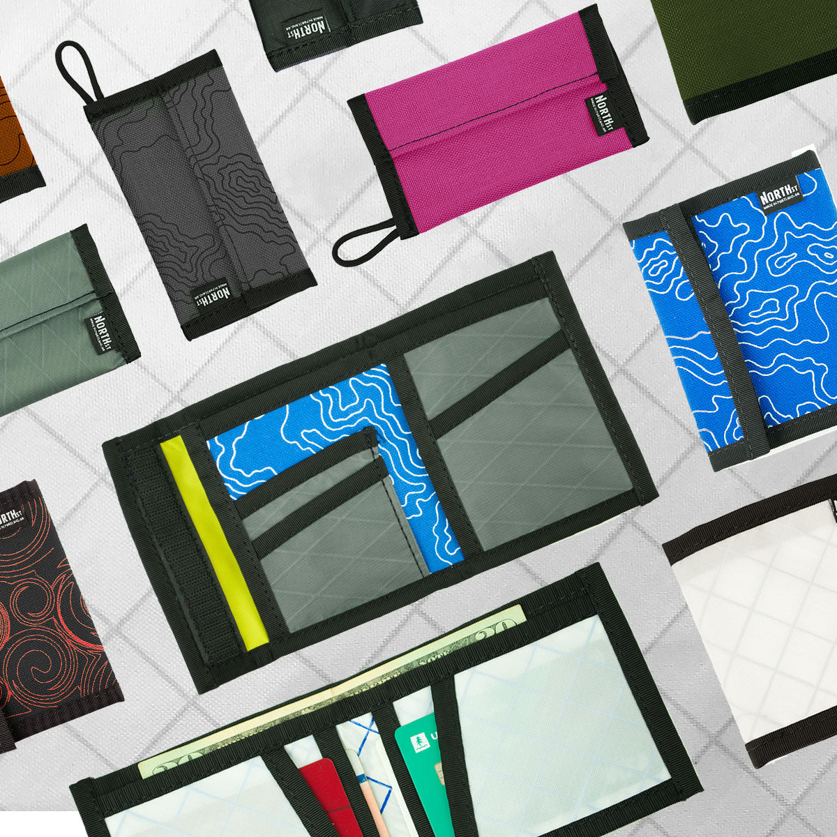 Wallet Assortment North St. Wallets make Carryology's Best New Gear List – North St. Bags