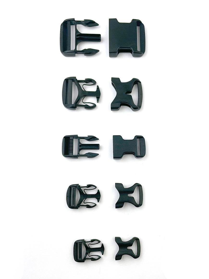 Replacement buckle parts of various sizes and styles. - North St. Bags