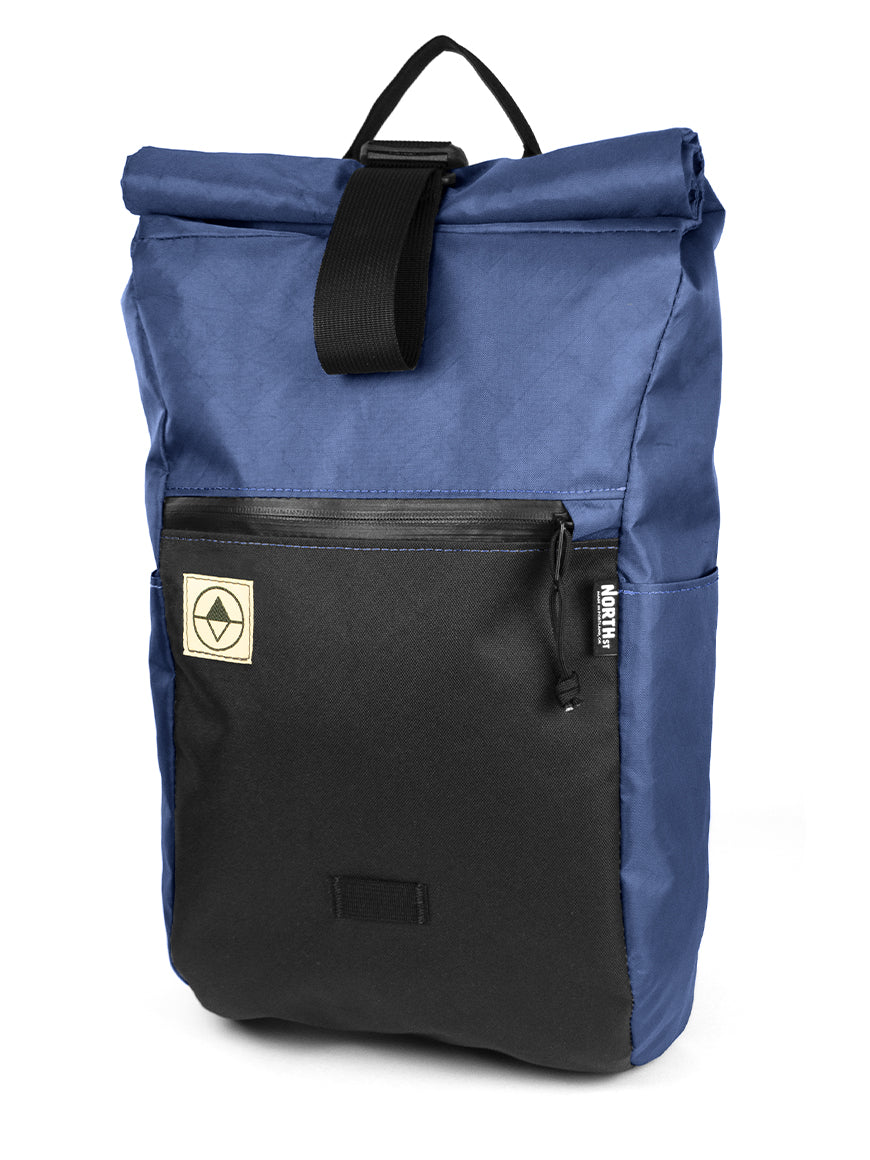 Front view of Davis Daypack 20L in EPX Ocean Blue. - North St Bags