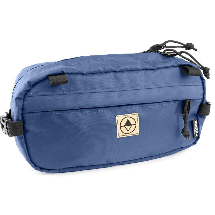 Front view of Pioneer 12 Hip Pack in EPX Ocean Blue with Belt - North St. Bags