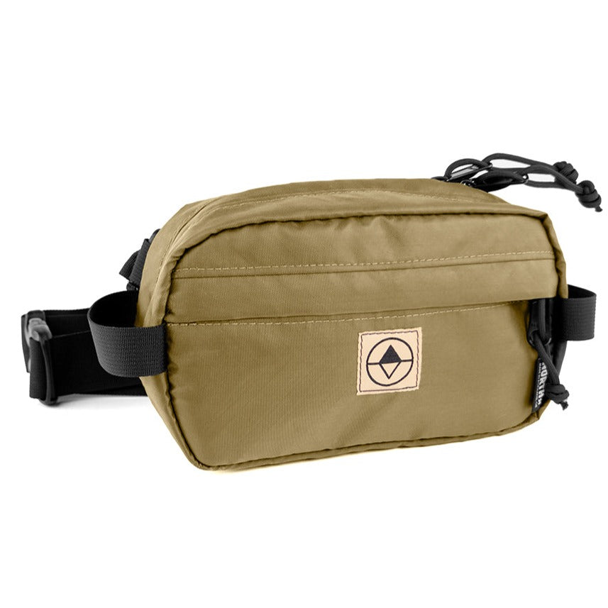 Front view of Pioneer 9 Hip Pack in EPX Coyote - North St. Bags
