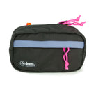 Front view of Pioneer 9 Handlebar Pack in Black and Blue