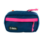 Front view of Pioneer 9 Handlebar Pack in Midnight & Pink