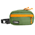 pioneer 9 hip pack in moss with orange accent and north st label