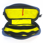 Detail interior shot of Eliot Sling Pack showing inner pockets and sleeves - all-groups