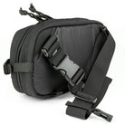back view of sling pack with strap by North St in black