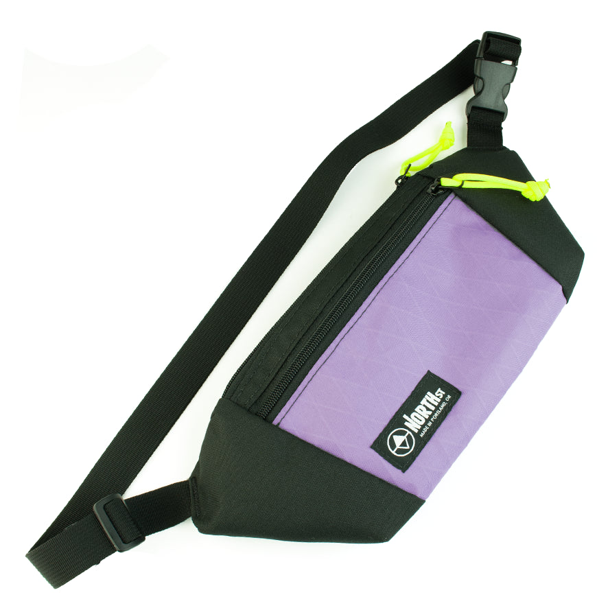 sling pouch by North St Bags in plum