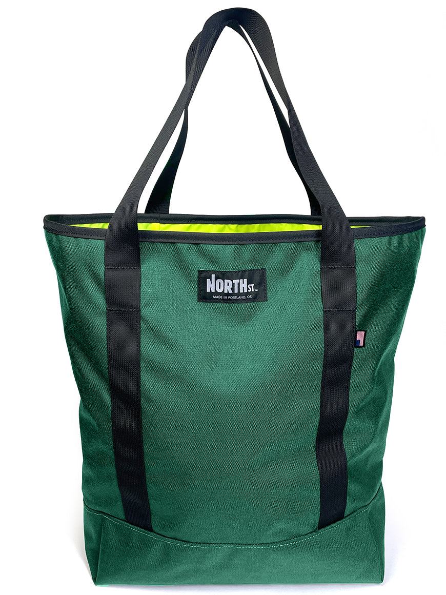 Large Tabor Tote in Forest Green - North St. Bags