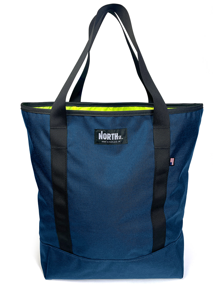 Large Tabor Tote in Midnight Blue - North St. Bags