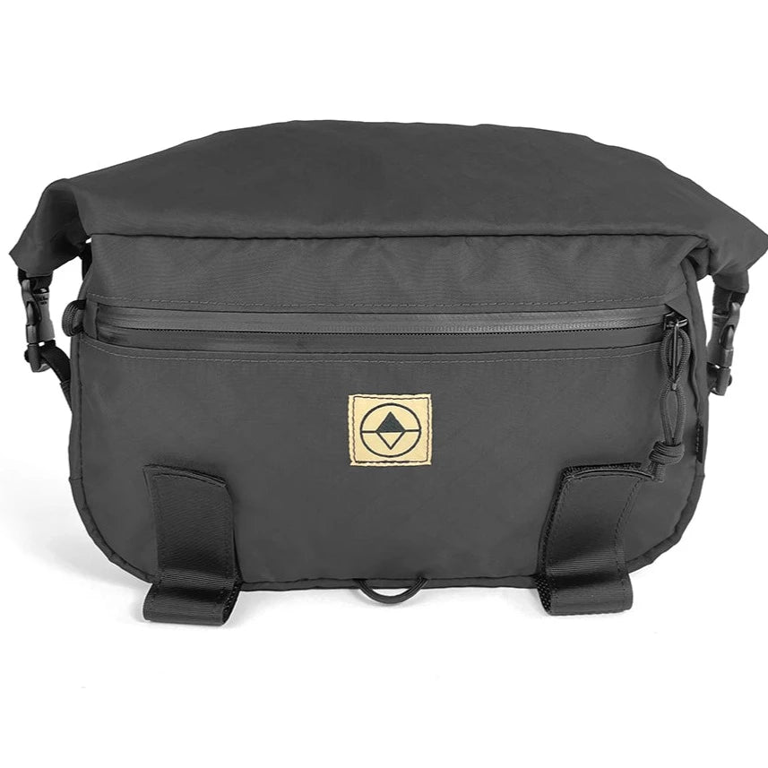 Front view of Roll-Top Trunk Bag in EPX Black - North St. Bags