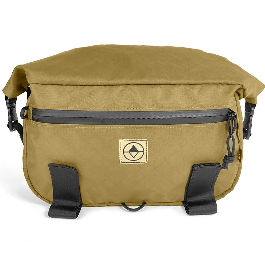 Front view of Roll-Top Trunk Bag in EPX Coyote - North St. Bags