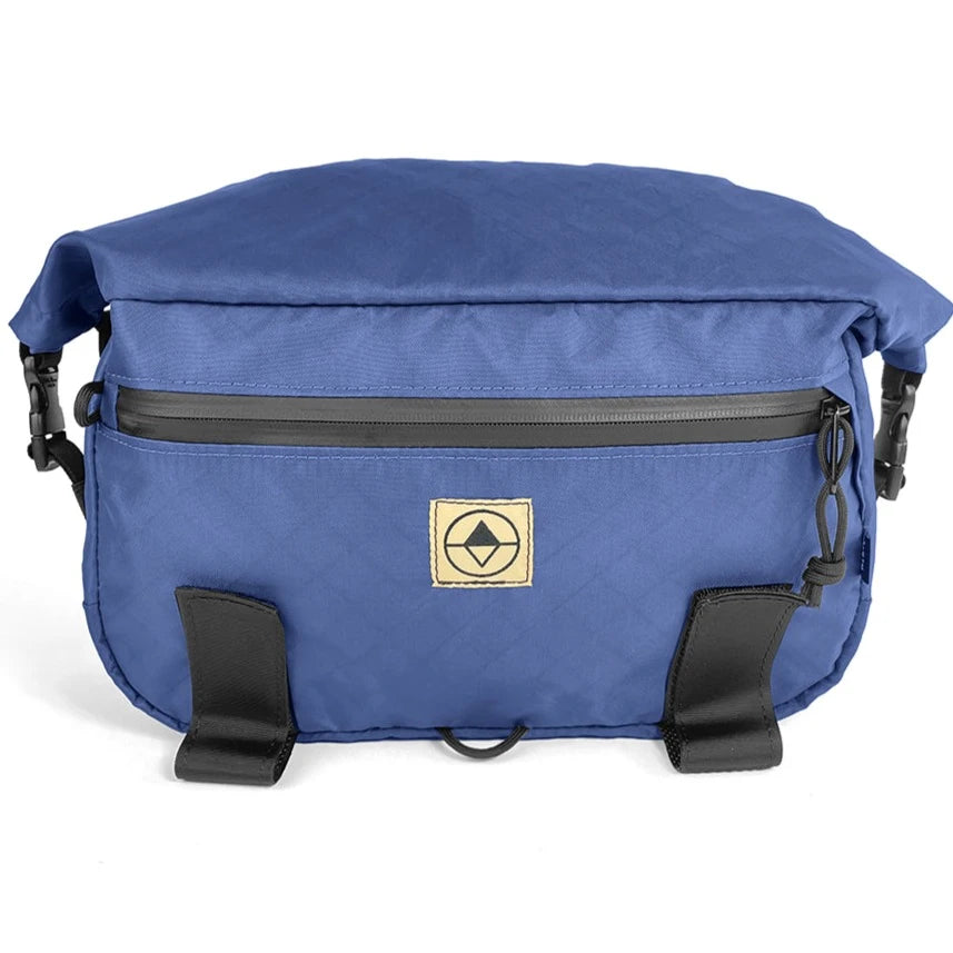 Front view of Roll-Top Trunk Bag in EPX Ocean Blue - North St. Bags