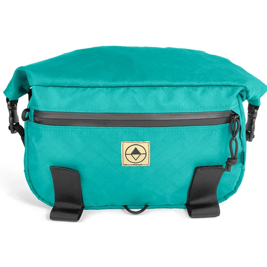 Front view of Roll-Top Trunk Bag in EPX Teal - North St. Bags