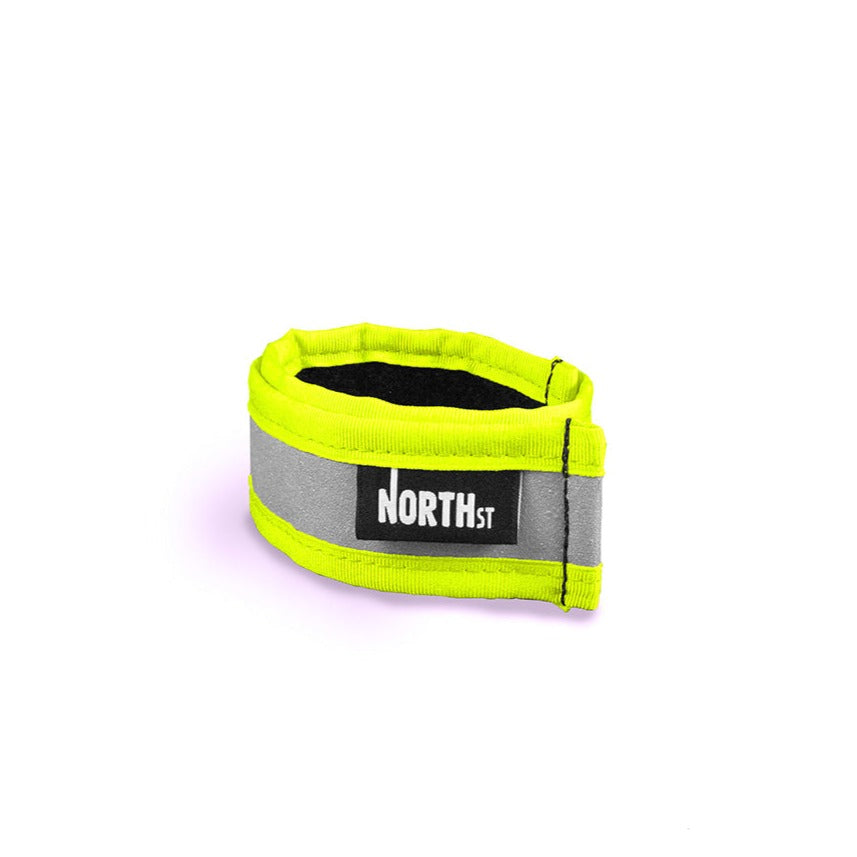 Reflective Ankle Strap in Neon Yellow - North St. Bags