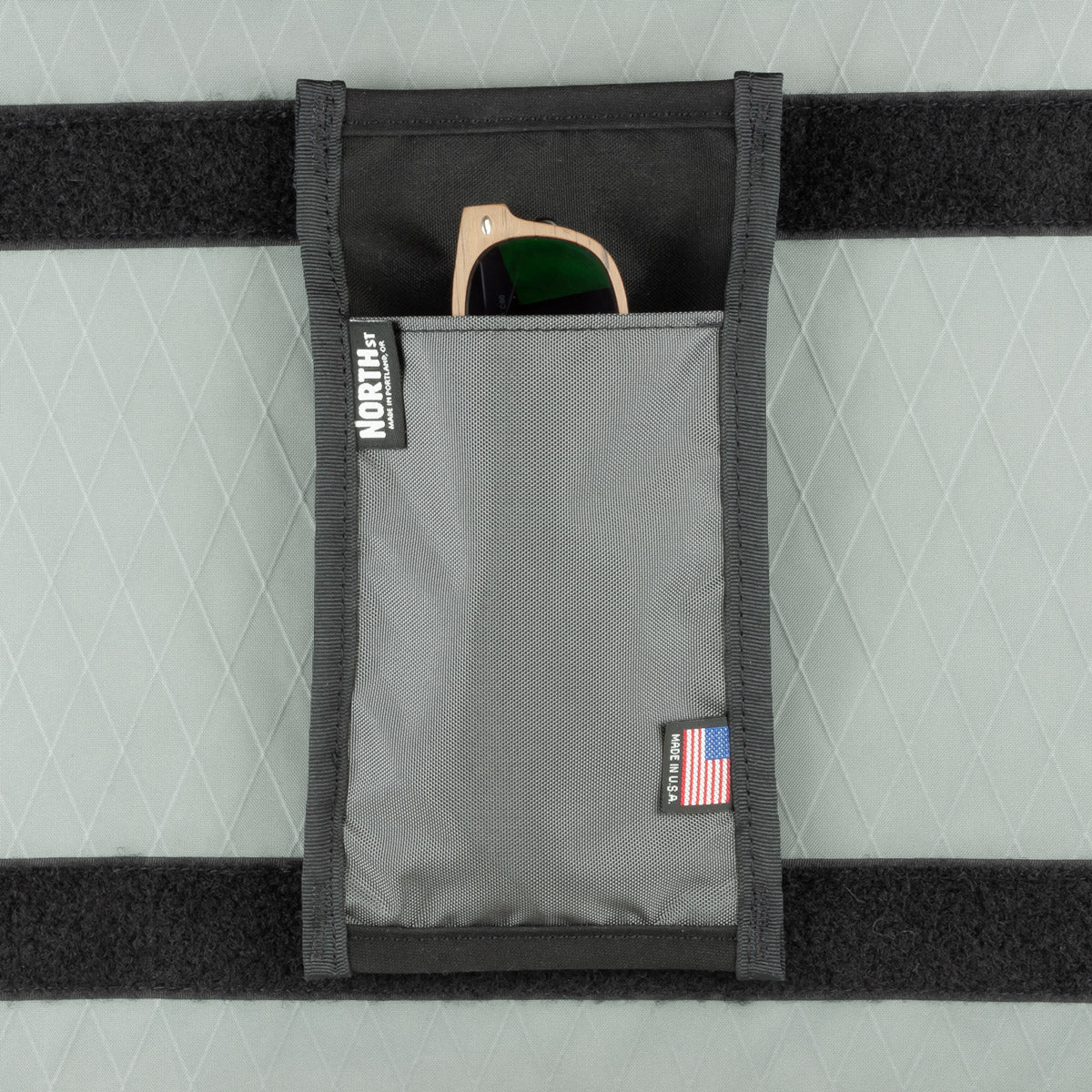 5" Velcro-in Sleeve Pocket - North St. Bags