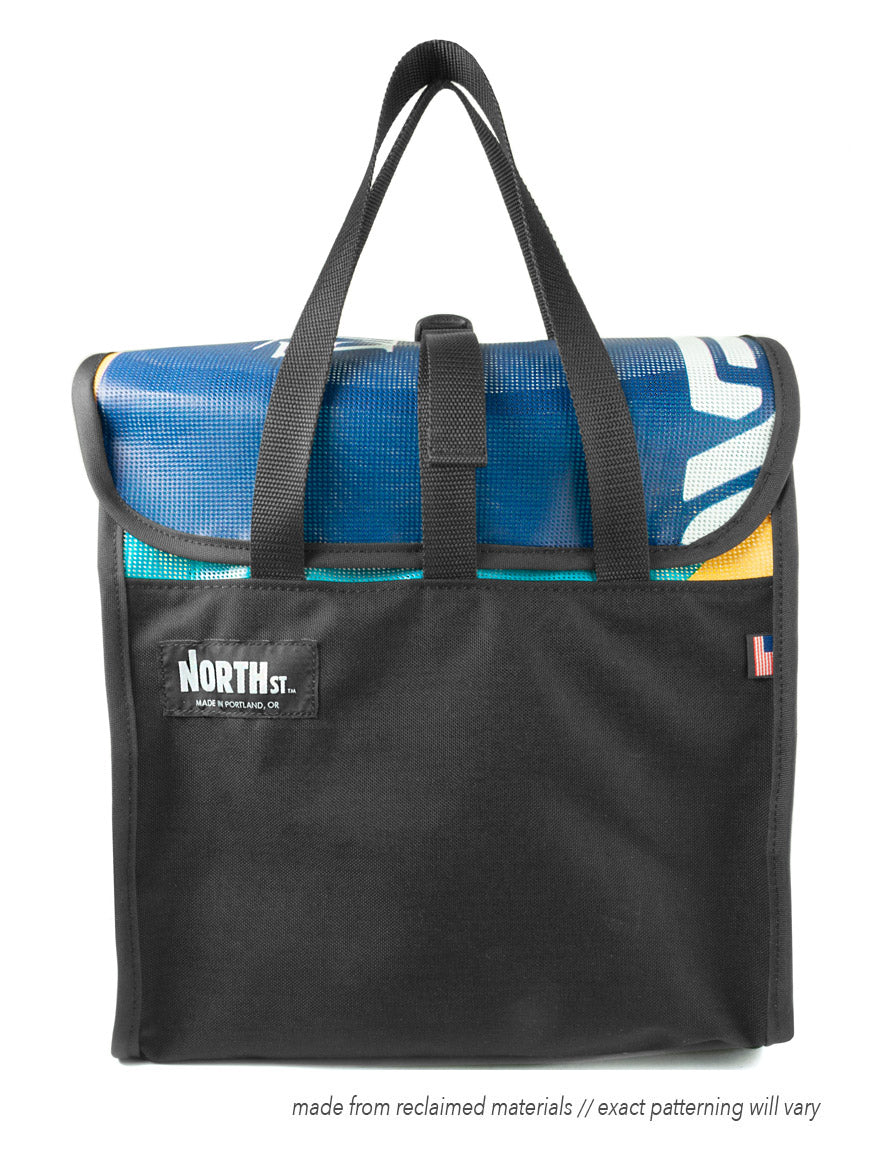 LTD Upcycled Gladstone Grocery Pannier - North St. Bags